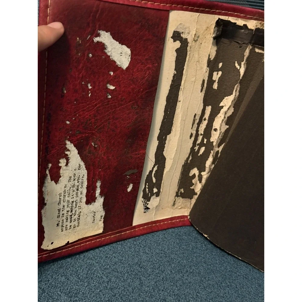 Bible , Vintage , Nice Leather‎ Cover